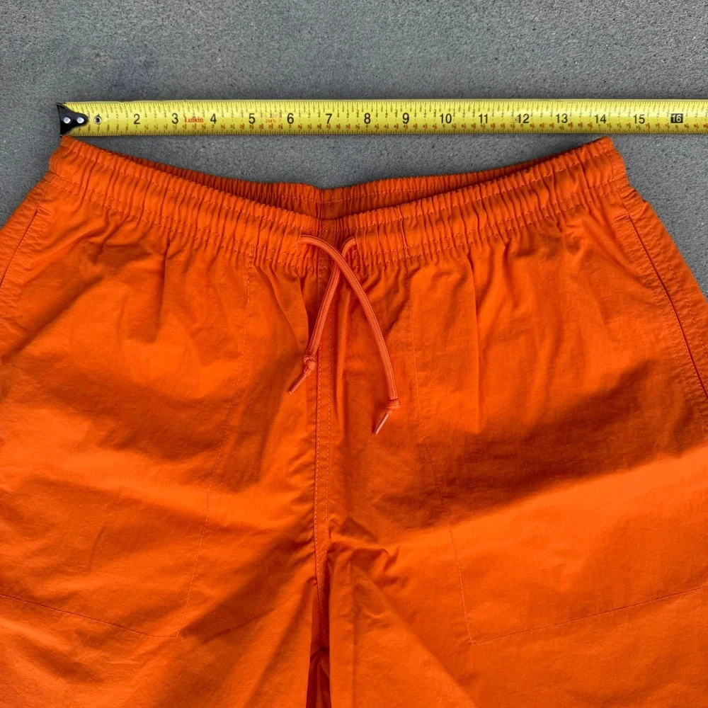 HUF Orange Shorts‎ Mens Size S Elastic Waist Drawstring Pockets